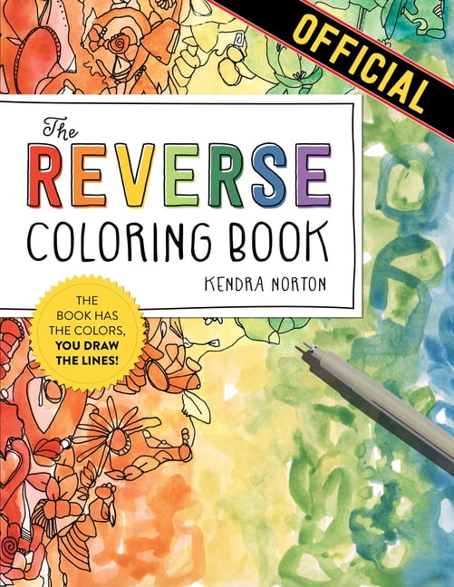 The Antistress Reverse Coloring Book: Go ahead, draw some lines!