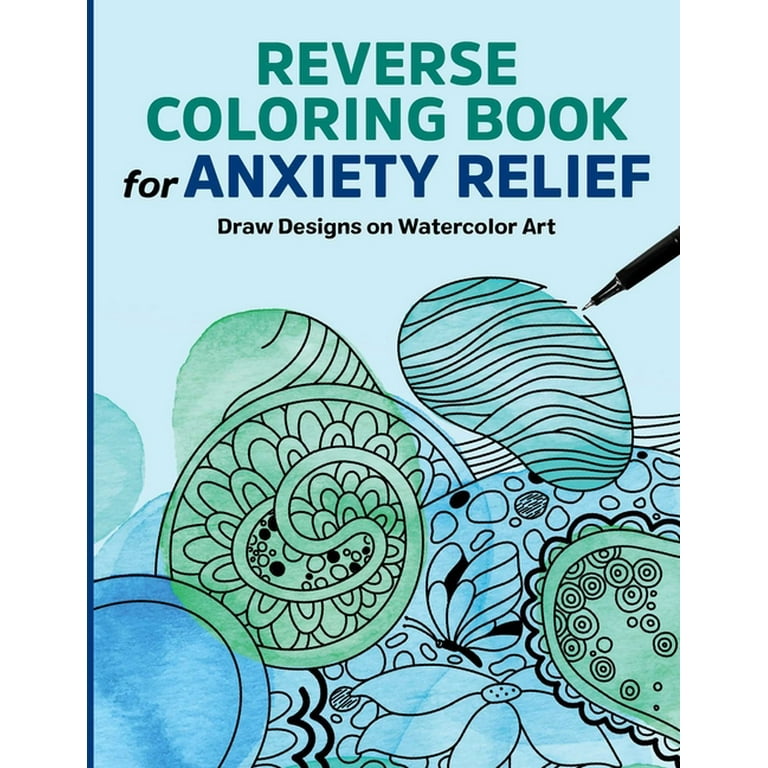 Anxiety Relief Coloring Book for Adults Graphic by ETDSGN · Creative Fabrica