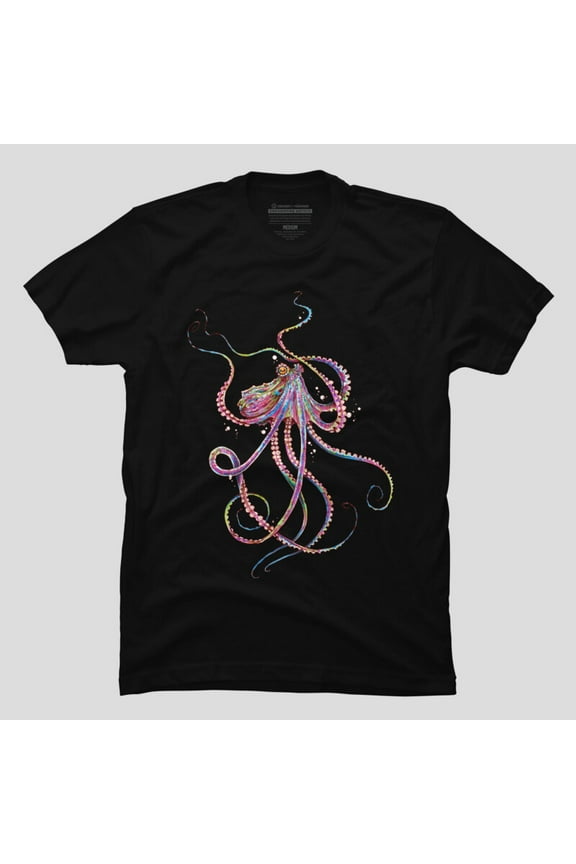 Reverse Drunk Octopus Funny Retro Humor Meme Drinking Quote Unisex T-Shirt, Up to Size 5XL