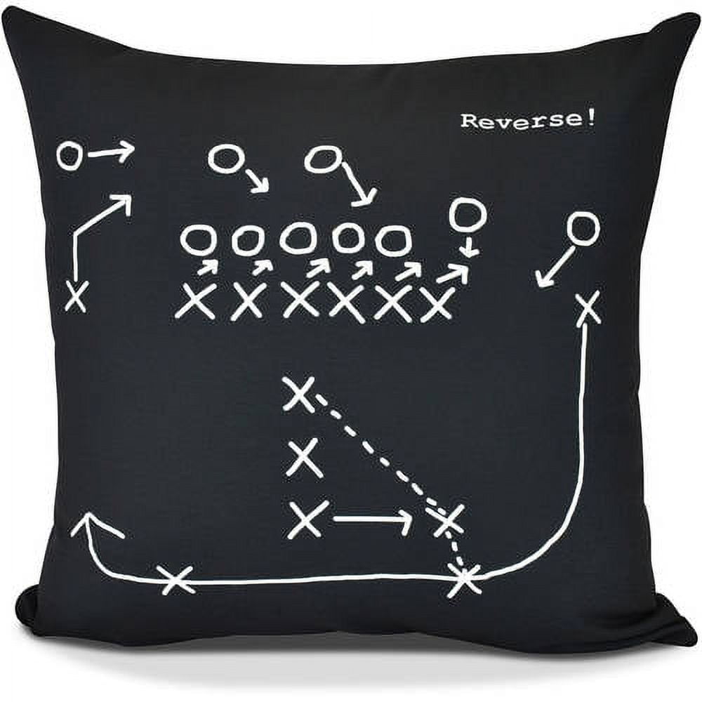 Reverse! Geometric Print Pillow