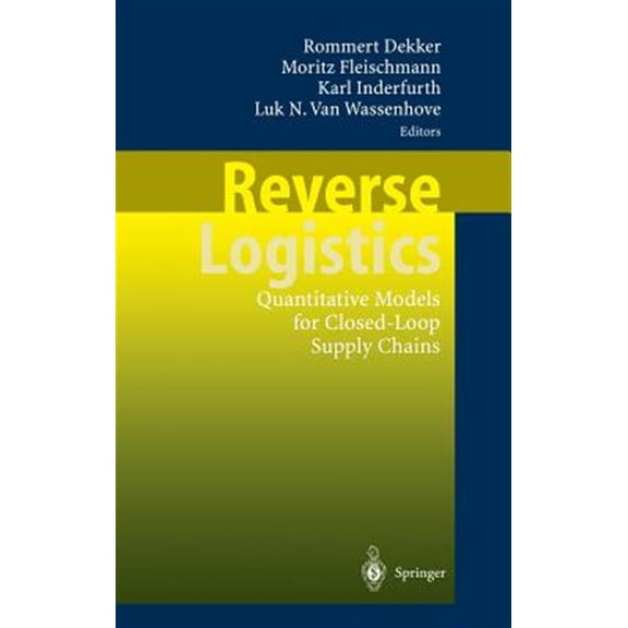 Pre-Owned Reverse Logistics: Quantitative Models for Closed-Loop Supply Chains (Hardcover)