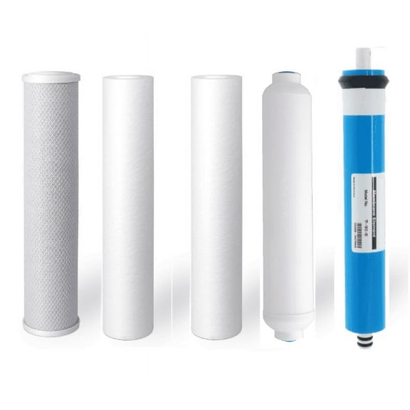 Reverse Osmosis Replacement Water Filters / Cartridges + 50 GPD Membrane