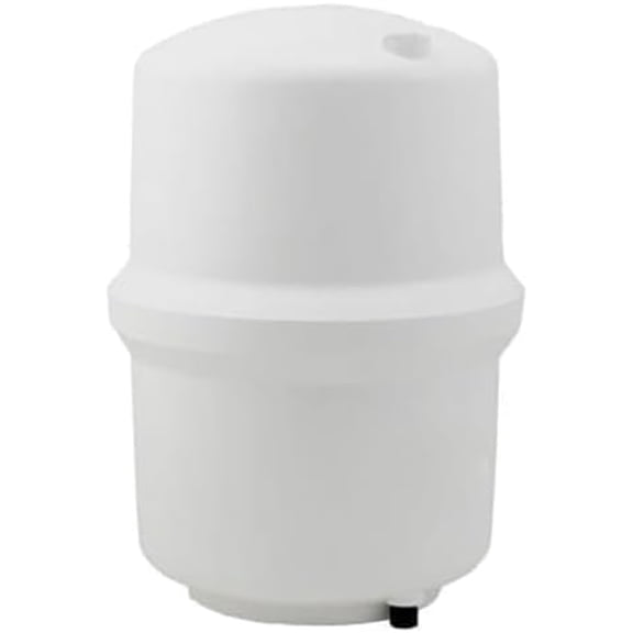 Reverse Osmosis Storage Tank, 4 Gallon, White Plastic, 9 x 14 inches, 1/4 NPT$$Tools & Hardware Other
