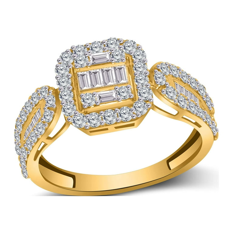 Reverse split shank engagement ring hot sale