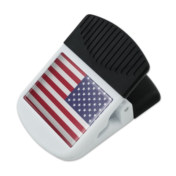 Reversed USA American Flag Red White Blue Military Refrigerator Fridge Magnet Magnetic Hanging Hook Note Snack Clip