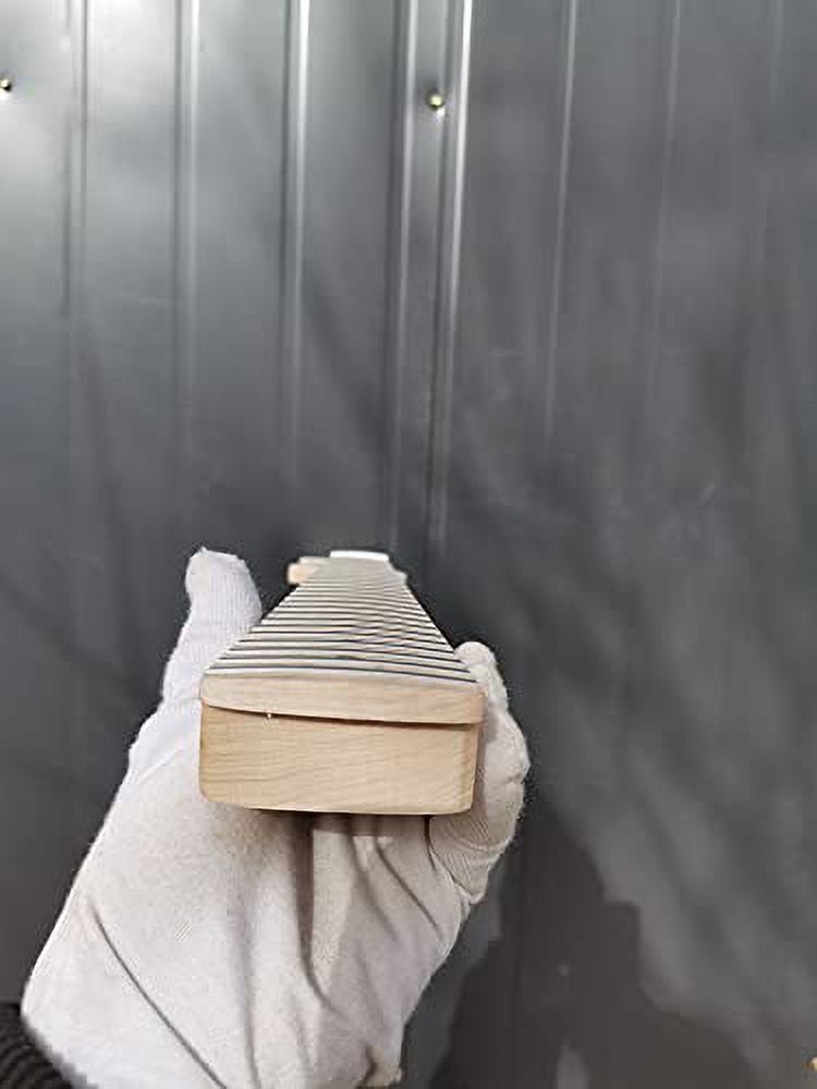 Reversed head Guitar Neck 22fret 25.5inch Scale Canada Maple wood Dot