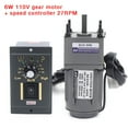 thumbnail image 1 of Reversible AC Gear Motor Electric Variable Speed Controller 50K Large Torque, 1 of 16