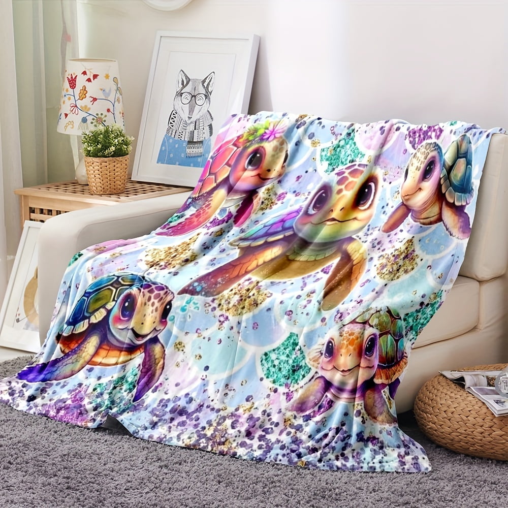 Astronaut Print Pattern Hooded Blanket main image 1