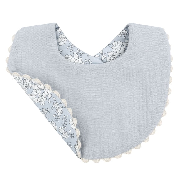 Reversible Baby Bibs Cotton Feeding Bib Saliva Towel Burp Cloth Skin-Friendly Infant Unisex Bibs Nursing Supply