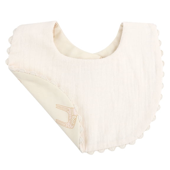 Reversible Baby Bibs Cotton Feeding Bib Saliva Towel Burp Cloth Skin-Friendly Infant Unisex Bibs Nursing Supply