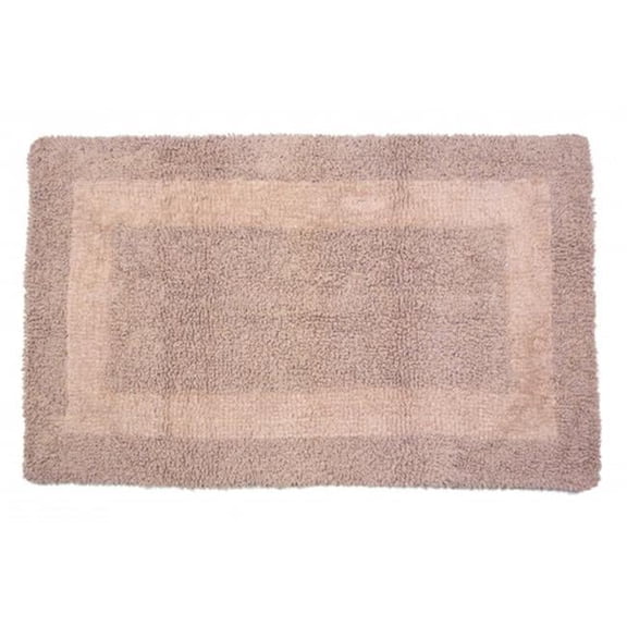 Reversible Bathmat, Taupe & Beige