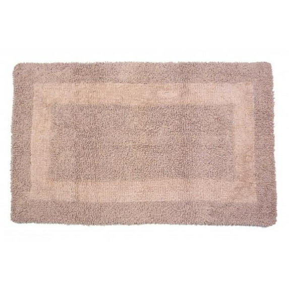 Reversible Bathmat, Taupe & Beige