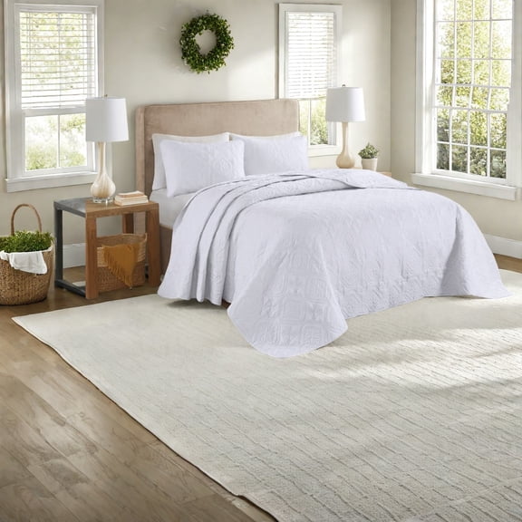 Reversible Bedding Sets Oversized Polyester King/Cal King Modern Medallion Design