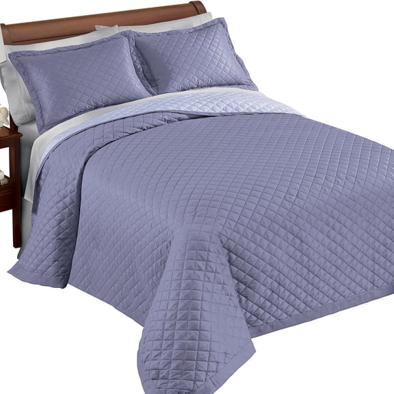 Reversible Bedspread Set By Collections Etc.™