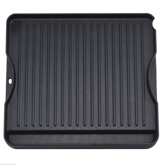 Reversible Cast Iron Grill Griddle for All Camp Chef 14" and 16" Stoves, Double Side Griddle for Camp Chef Explorer 2-Burner, 3-Burner, Single Burner Stove, Cooking Surface 14" x 16"