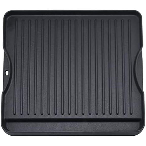 Reversible Cast Iron Grill Griddle for All Camp Chef 14" and 16" Stoves, Double Side Griddle for Camp Chef Explorer 2-Burner, 3-Burner, Single Burner Stove, Cooking Surface 14" x 16"