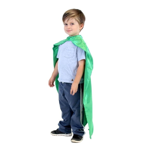 Costume Agent Superhero Child 32" Green Costume Cape for Halloween