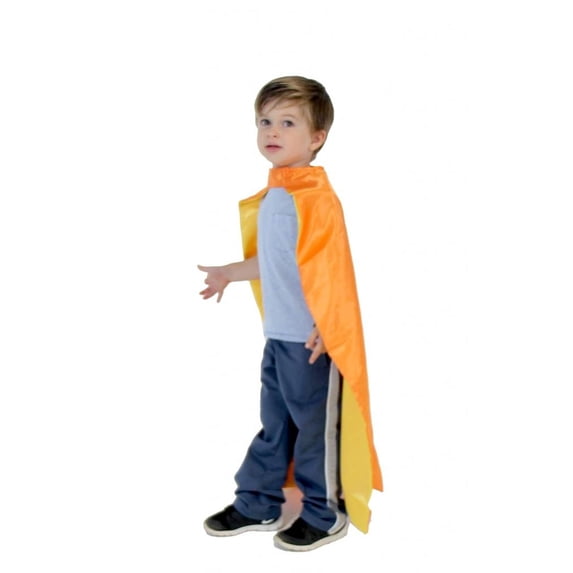 Costume Agent Superhero Child 32" Yellow G/H Halloween Costume Cape, Reversible for Child (1 Piece)