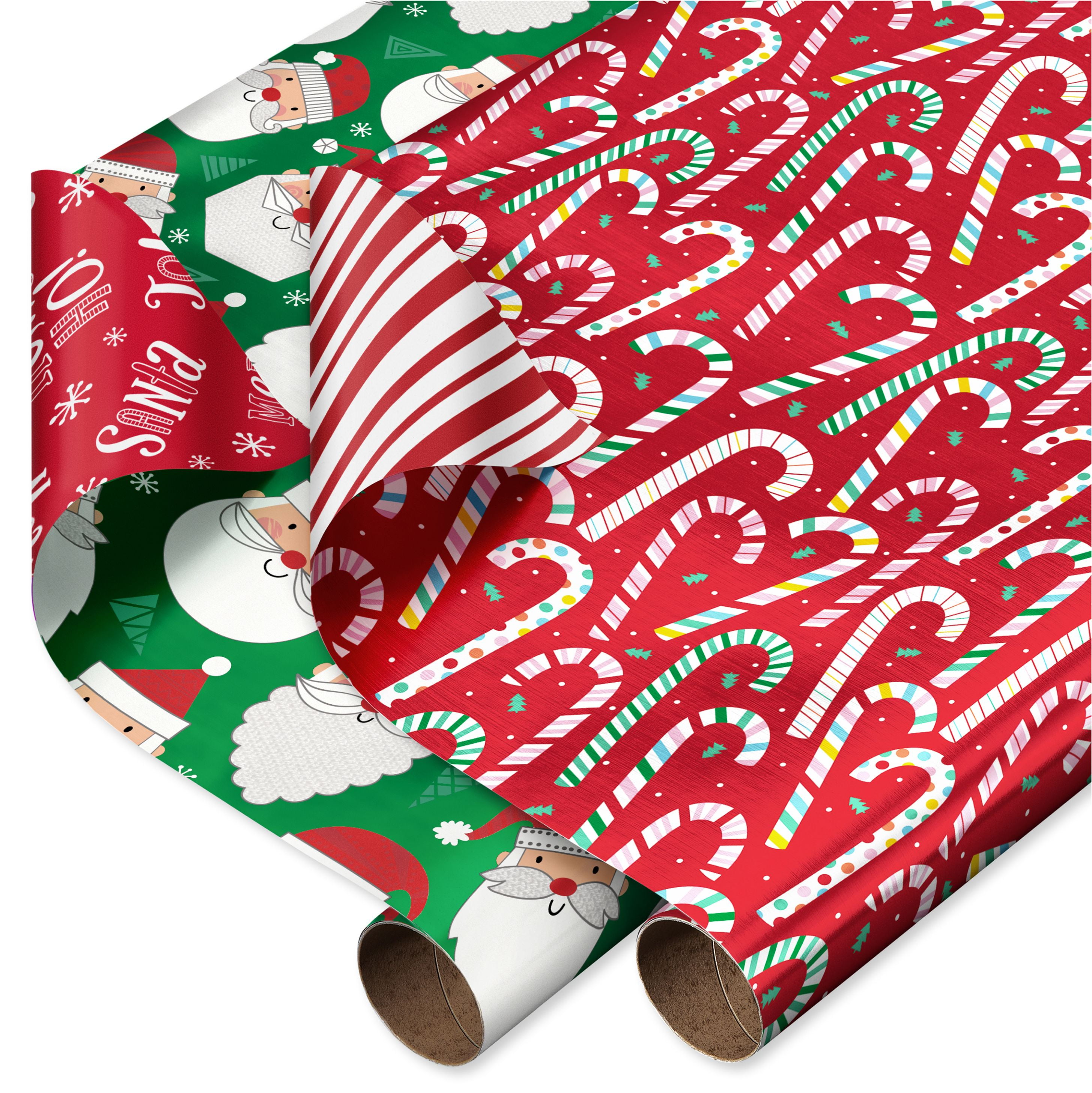 Reversible Christmas Wrapping Paper 