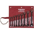 thumbnail image 1 of Reversible Combination Ratcheting Wrench Set, 9-Pc, Spline, Black Chrome, 9/32 in to 3/4 in, 1 of 2