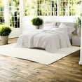 thumbnail image 1 of Reversible Cooling Bedding Sets TENCEL Fiber Fill Modern White Comforter for All Seasons, 1 of 10