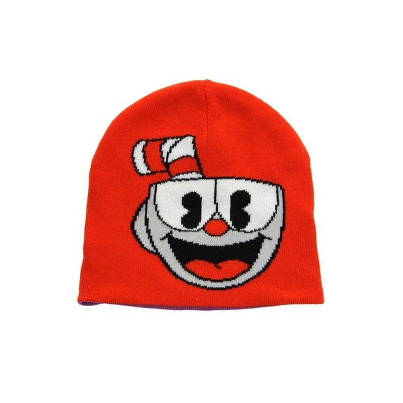 Reversible Cuphead Knit Hat