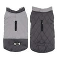 thumbnail image 1 of Reversible Dog Coats for Small Dogs Waterproof Warm Dog Jacket for Cold Winter-Grey-XL, 1 of 5