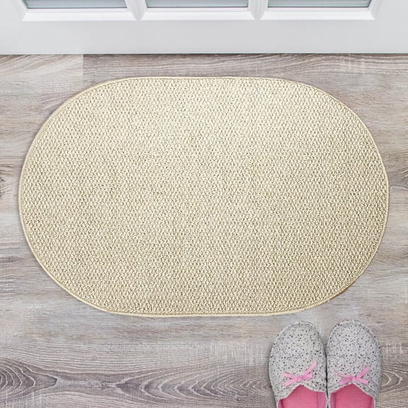 Reversible Doormat for Entryway, Indoor Outdoor Farmhouse Rug for Front Door, Easy to Clean Washable Floor Mat for Entrance, Living Room, Kitchen, Pet Friendly and Dirt Trapping Design