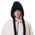 thumbnail image 1 of Reversible Double Layer Knit Hat With Thermal Ear For Cold Weather Outdoor Activities Womens Knit Beanie Hat Fleece Lined Winter, 1 of 4