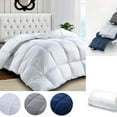 thumbnail image 1 of Reversible Down Alternative Comforter - All Season Ultra Soft Quilted Duvet Insert, Machine Washable, 1 of 6