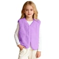 thumbnail image 1 of Reversible Fur Vest for Children, Winter Warm Padded Sleeveless Jacket, Children's Outerwear for Boys and Girls, 1 of 5