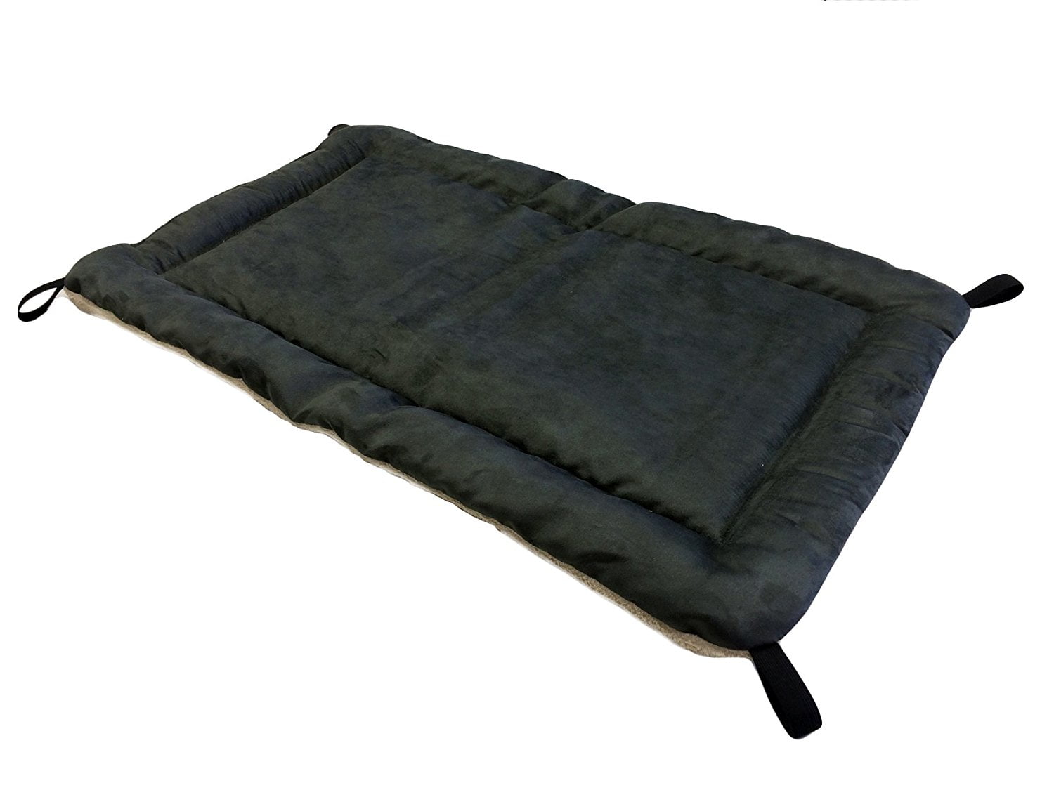 Large Smoke Reversible Fleece Dog Bed Pad
