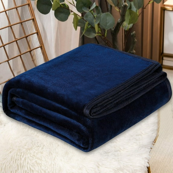 Reversible Fleece-to-Plush Cozy Throw Blanket, 40×60 – Luxuriously Soft for Couch, Bed & Sofa Lounging