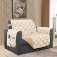 thumbnail image 1 of Reversible Furniture Protector For Pet Dog Children Cream/Taupe Chair, 1 of 4