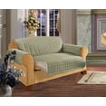 thumbnail image 1 of Reversible Furniture Protector Great for Pets and Children,Loveseat Sage Cream, 1 of 1