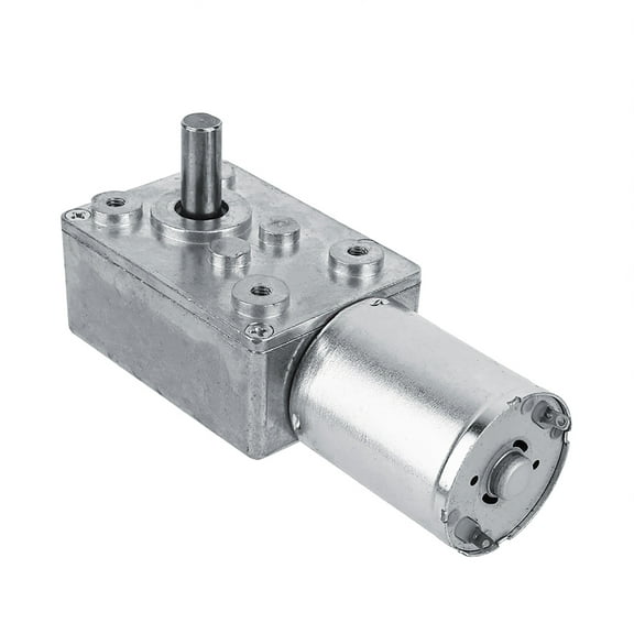 Reversible High Torque Worm Geared Box Motor DC 12V Reduction Motor(20RPM)