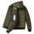 thumbnail image 1 of Reversible Hooded Jacket Heavy Duty Winter Coat With Detachable Lined Hood For Extreme Cold Weather And Warmth, 1 of 8