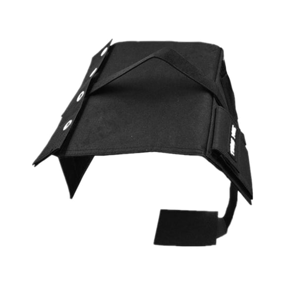 Reversible Kneeboard Clipboard & Pen Holder Reconfigurable Professional Pilots, General Aviation Black
