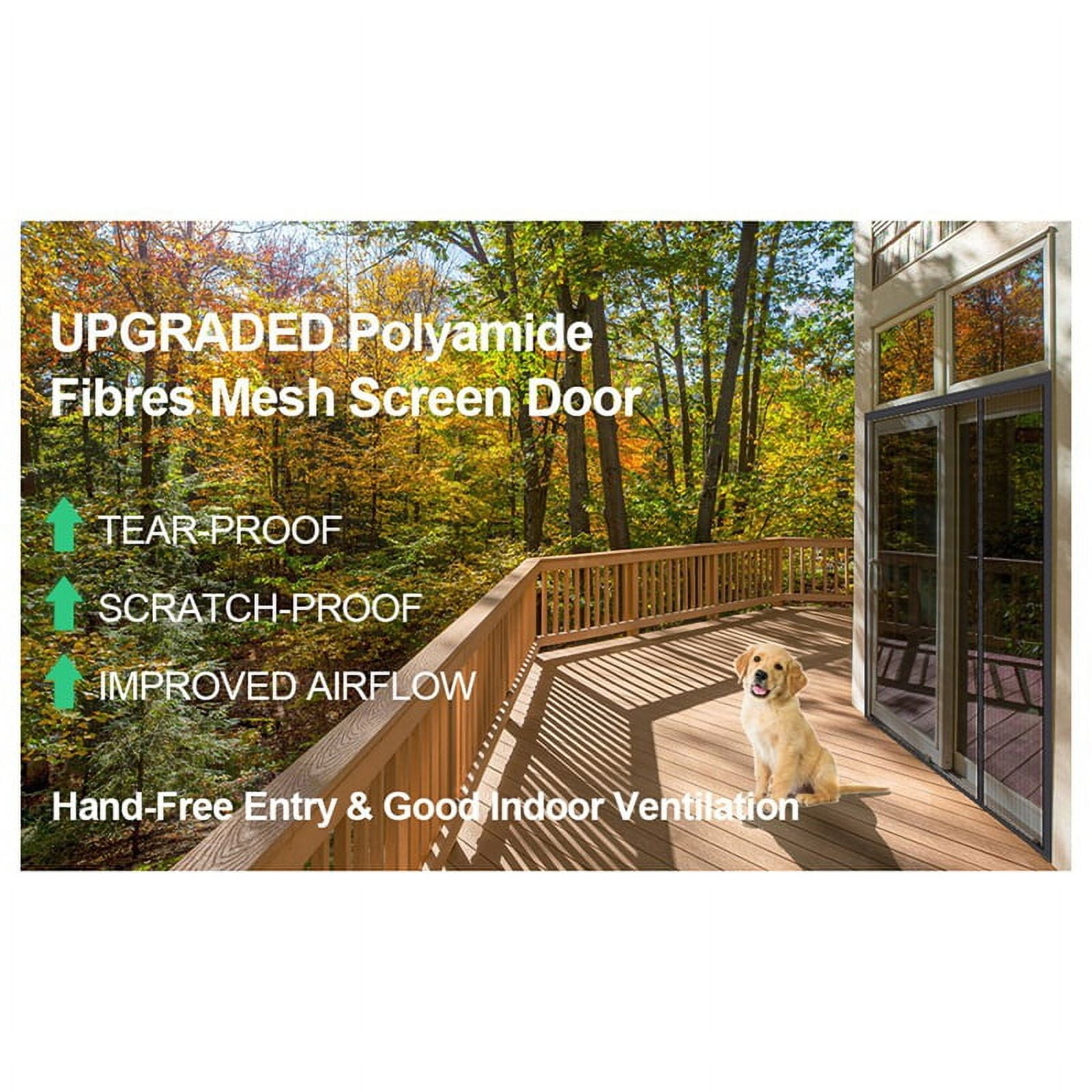 Reversible Left Right Side Opening Wide Magnetic Screen Door Fits Door ...
