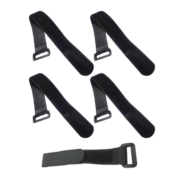 Reversible Locking Fastening Straps 60cm Secure Tarps, Cables, Luggage & Camping Equipment with Hook & Loop Design