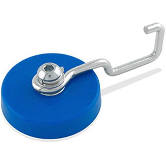 Reversible Magnetic Hook - Blue - 25 lbs Pull - Versatile Design