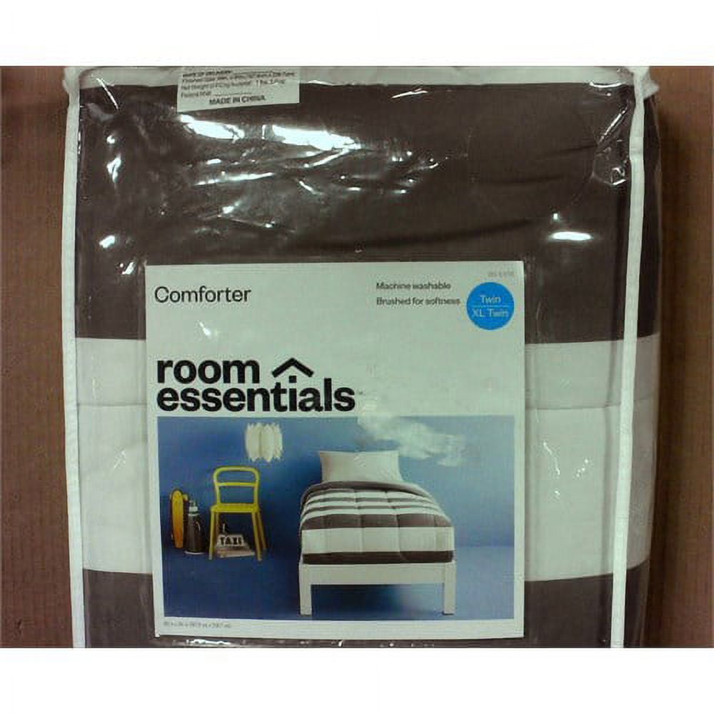 Reversible Microfiber Comforter - Room Essentials - Twin/XL Twin - Gray ...