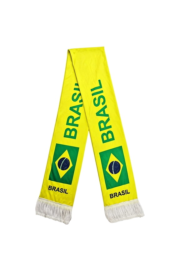 Reversible National Soccer Fan Scarf - Soft Knit Polyester Country Flag Design for Sports,Fan Accessory for Game Day