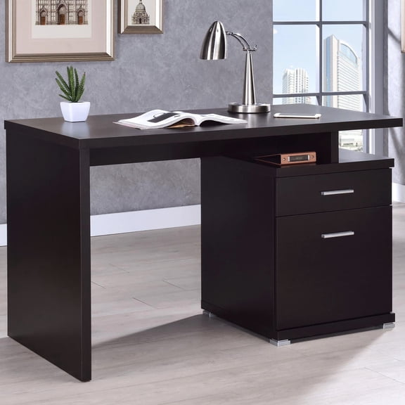 Reversible Office Desk with File Cabinet / Meet Organizational Demands