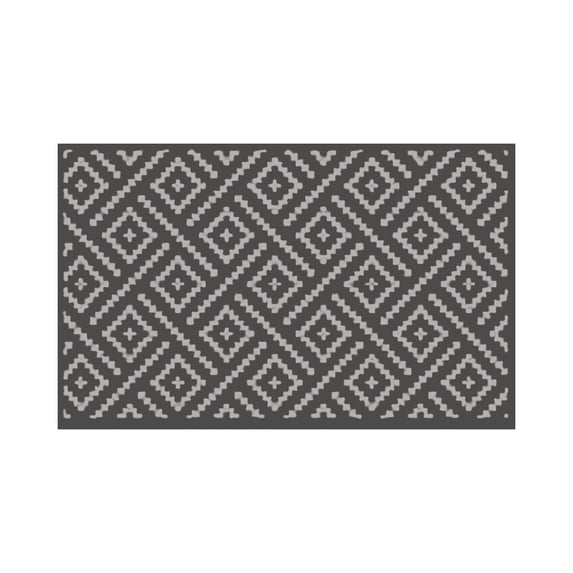 Reversible Outdoor Camping Rug, Plastic for Entryway, Porch, Patio and Indoor Floors