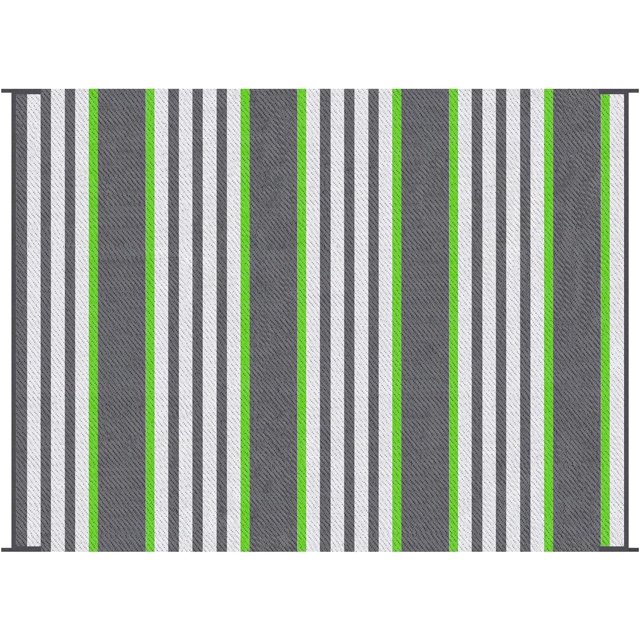 Reversible Outdoor Rug, 9' x 12' Waterproof Plastic Straw Floor Mat