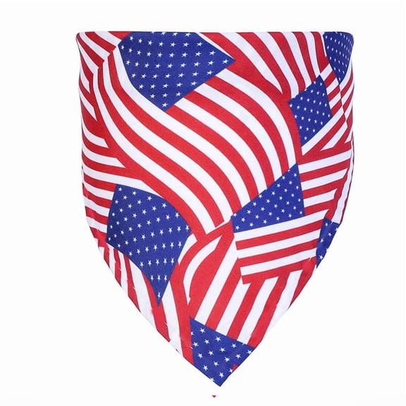 Reversible Pet Bandana for Small Dogs and Cats, Soft Polyester Dog Scarf and Washable Kerchief, Adjustable Neck Gaiter Accessory for Puppy Birthday, Summer Outdoor Photos and Daily Grooming