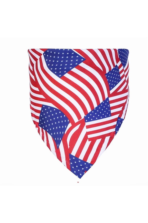 Reversible Pet Bandana for Small Dogs and Cats, Soft Polyester Dog Scarf and Washable Kerchief, Adjustable Neck Gaiter Accessory for Puppy Birthday, Summer Outdoor Photos and Daily Grooming