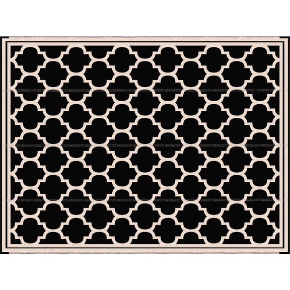 Reversible Picnic Rug Carpet, 9' X 12', Waterproof Outdoor Camping Mat With Carry Bag, For Backyard, Deck, Beach, Black Polypropylene Mat, Carpet And Beige