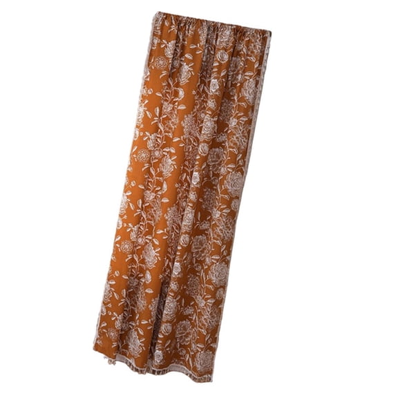 Reversible Polyester Floor Hanging Sturdy Decorative Florals Print Space Divider Quick Setups